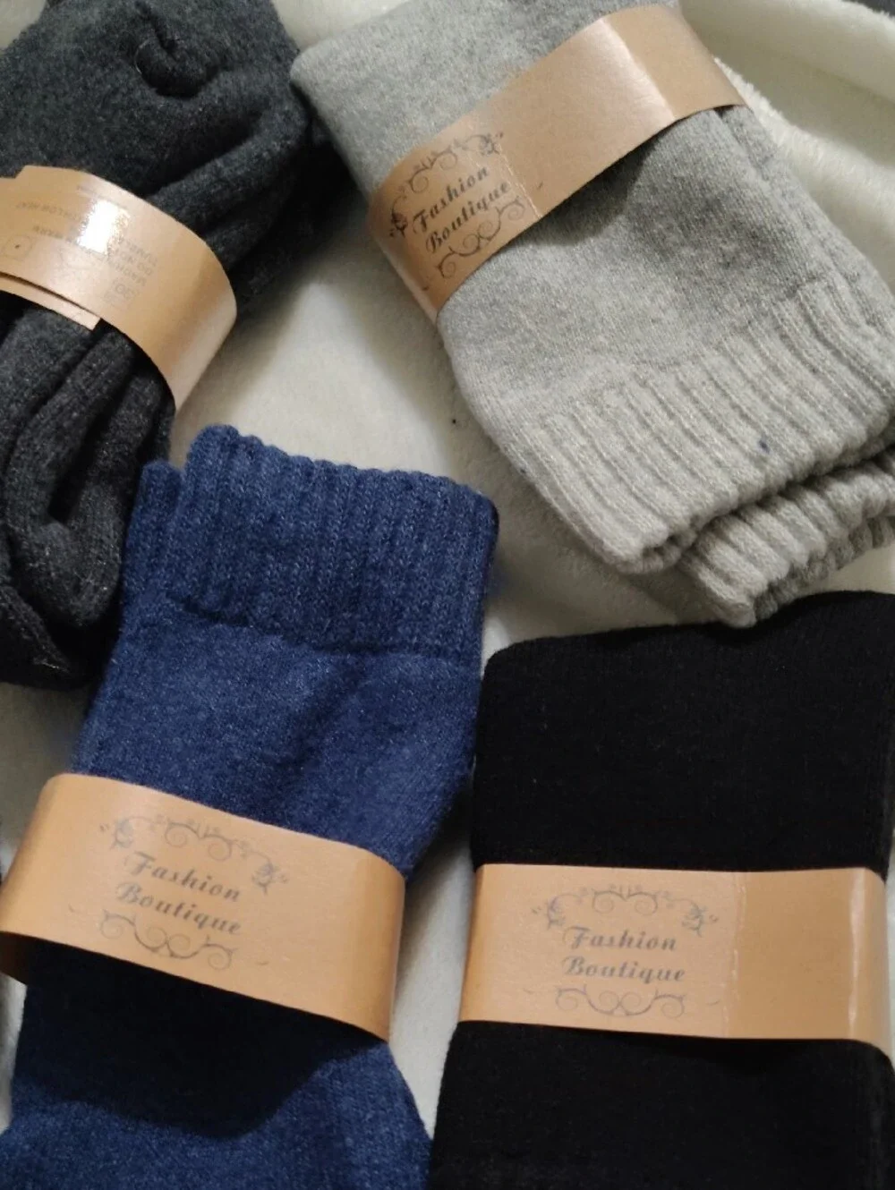 Men's Crew Socks - Navy, Black, Gray, Charcoal 5-9